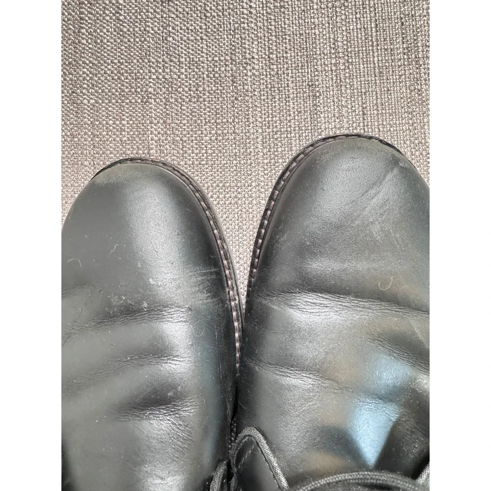 Cole Haan Mens Black Leather Water Resistant Chukka Boots C37597 Size 8.5 M